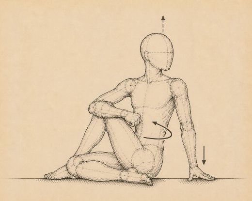 Meia postura de Matsyendra